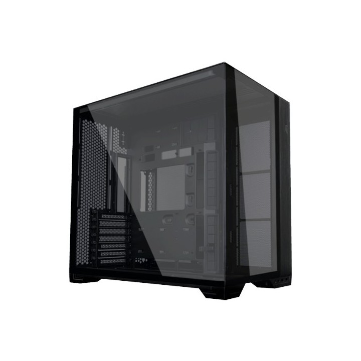 LIAN LI O11 Vision Compact – Boîtier compact avec panneau supérieur verre ou mesh