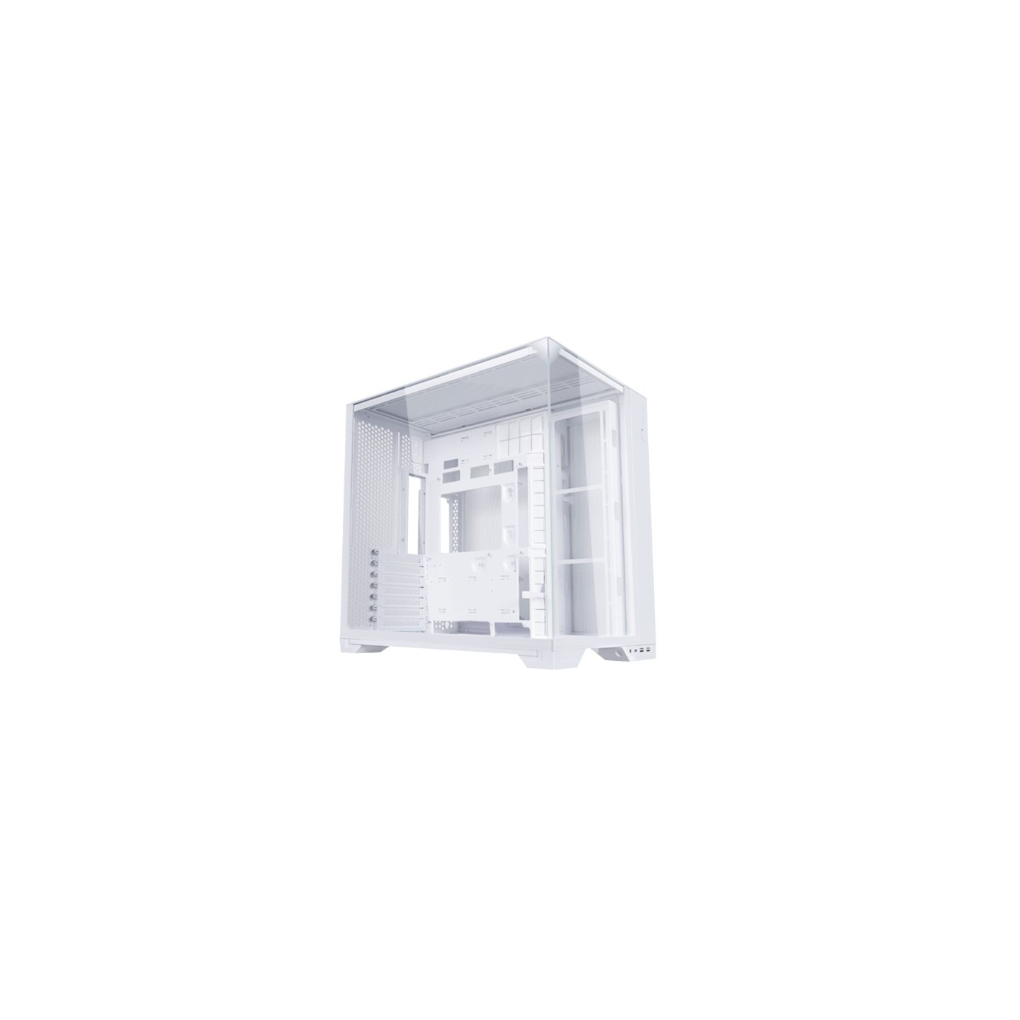 LIAN LI O11 Vision Compact – Boîtier compact avec panneau supérieur verre ou mesh