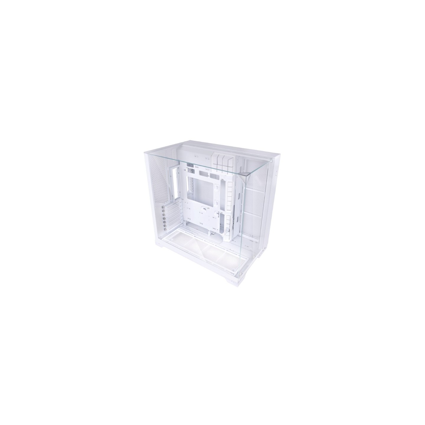 LIAN LI O11 Vision Compact – Boîtier compact avec panneau supérieur verre ou mesh