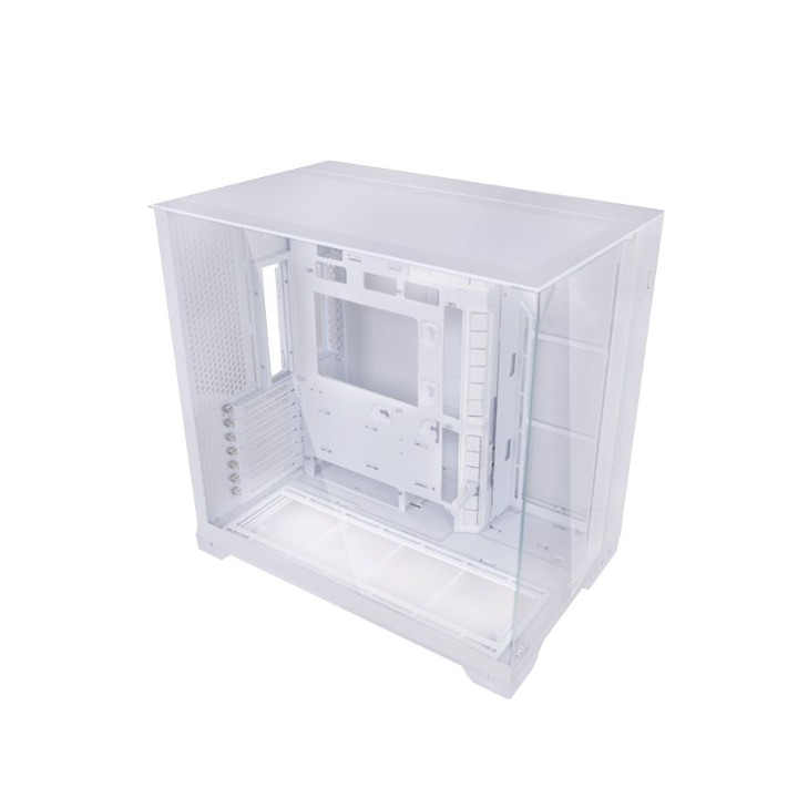 LIAN LI O11 Vision Compact – Boîtier compact avec panneau supérieur verre ou mesh