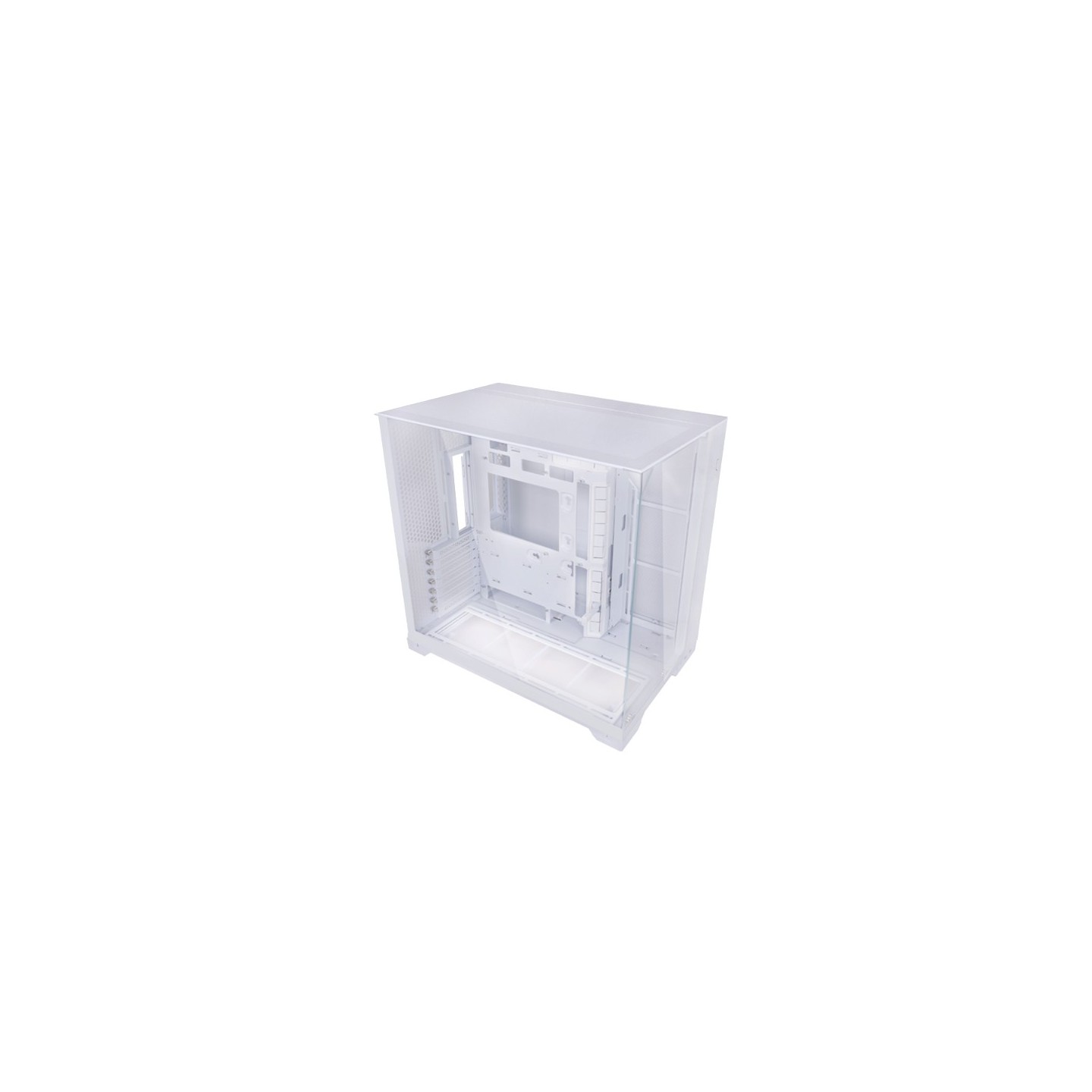 LIAN LI O11 Vision Compact – Boîtier compact avec panneau supérieur verre ou mesh