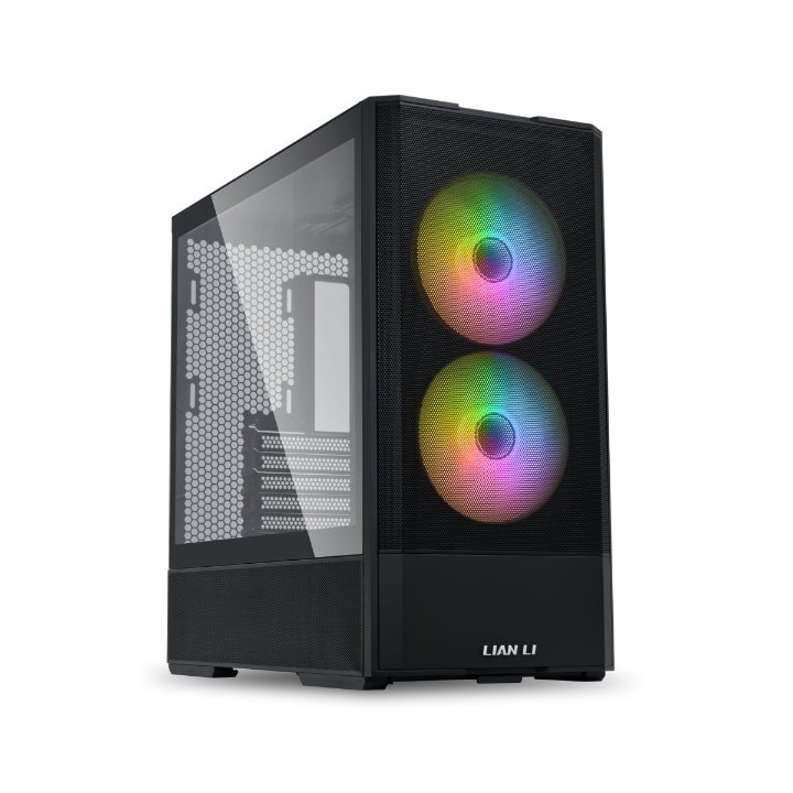 LIAN LI LANCOOL 207 – Boîtier compact ATX/mATX en verre trempé, 4 ventilateurs