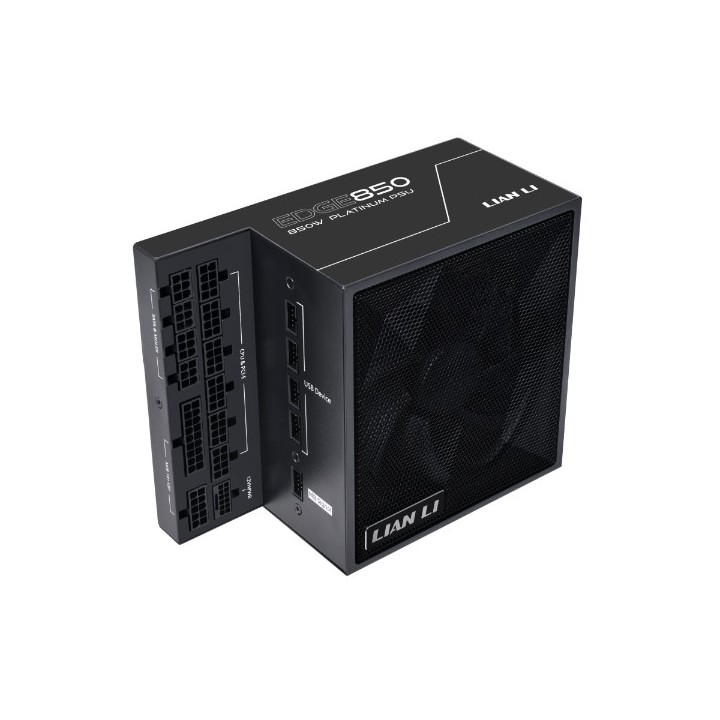 LIAN LI EDGE – Alimentation ATX 80 PLUS Platinum en L, 850 à 1 300 W, hub USB intégré