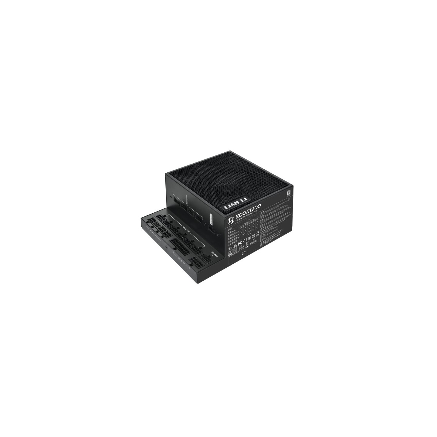 LIAN LI EDGE – Alimentation ATX 80 PLUS Platinum en L, 850 à 1 300 W, hub USB intégré
