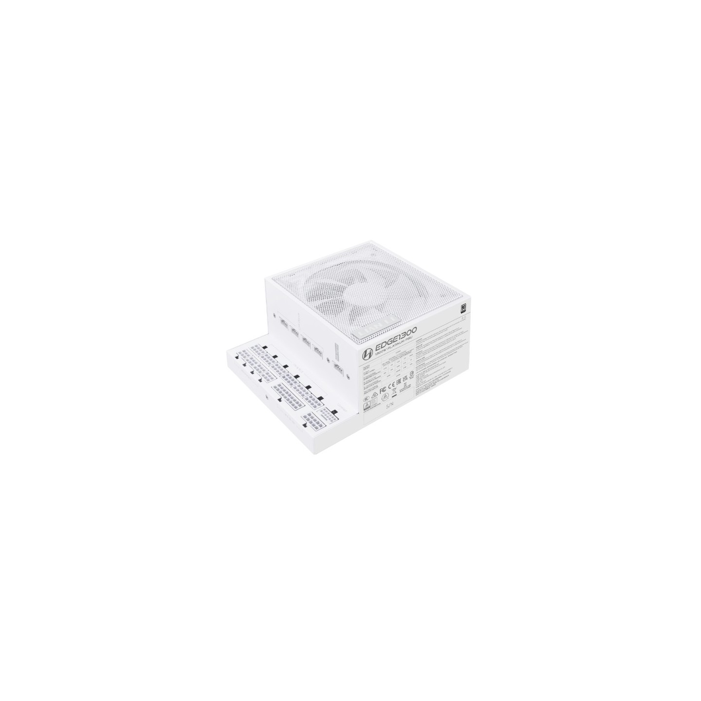 LIAN LI EDGE – Alimentation ATX 80 PLUS Platinum en L, 850 à 1 300 W, hub USB intégré
