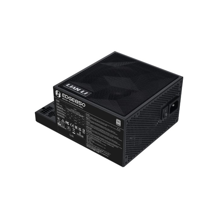 LIAN LI EDGE – Alimentation ATX 80 PLUS Platinum en L, 850 à 1 300 W, hub USB intégré
