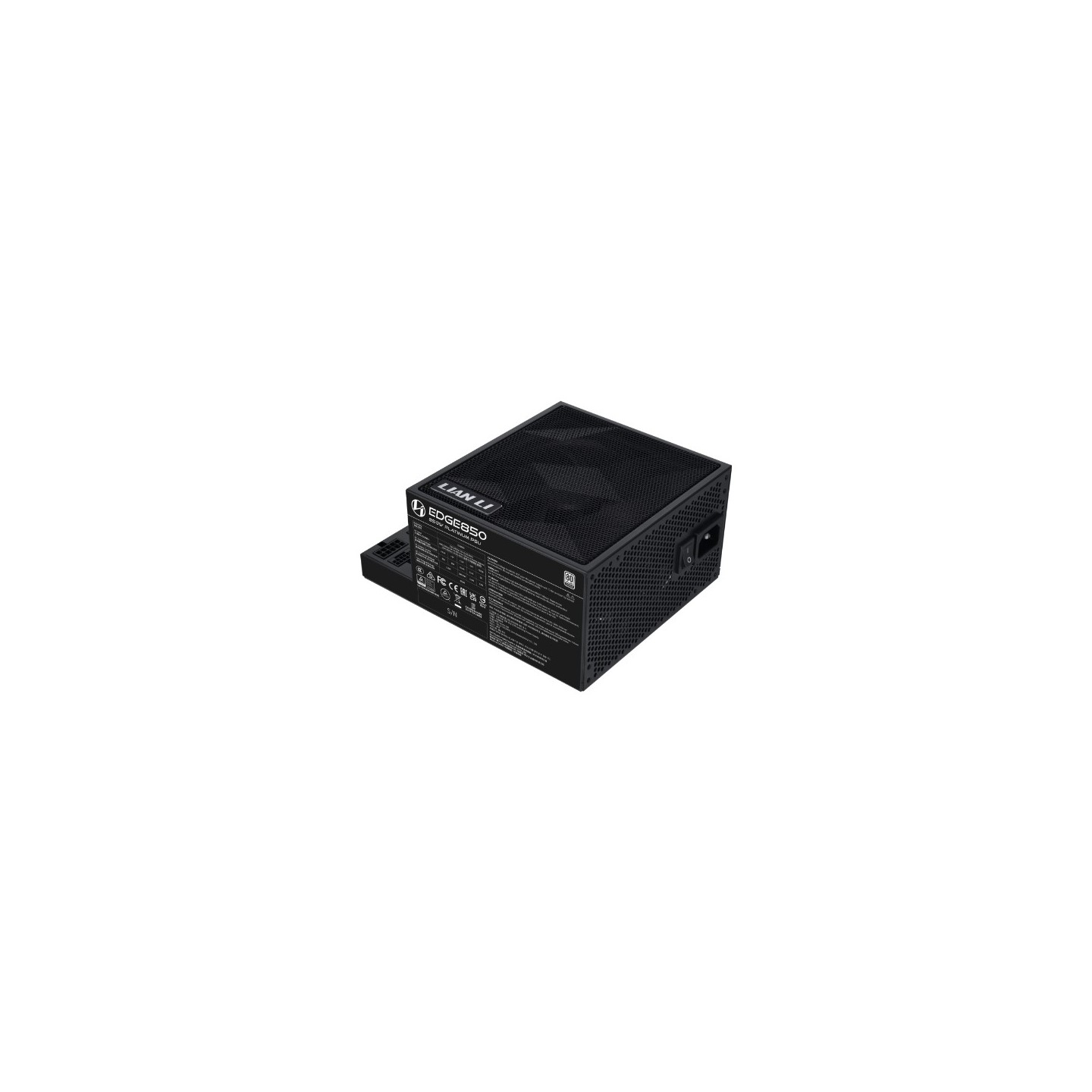 LIAN LI EDGE – Alimentation ATX 80 PLUS Platinum en L, 850 à 1 300 W, hub USB intégré