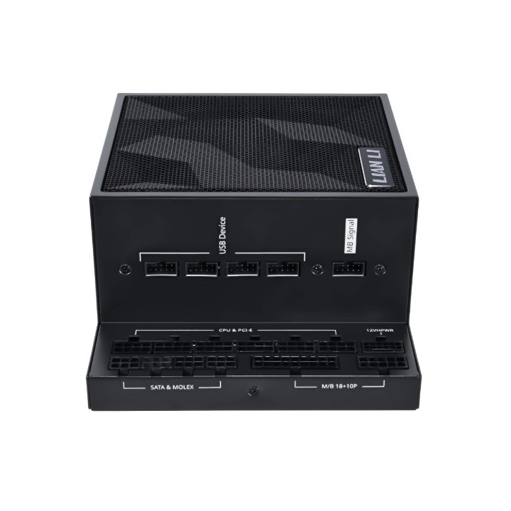 LIAN LI EDGE – Alimentation ATX 80 PLUS Platinum en L, 850 à 1 300 W, hub USB intégré