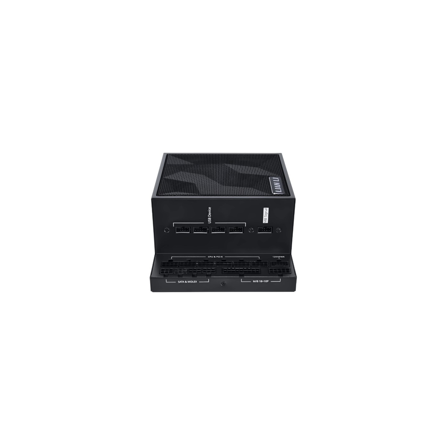 LIAN LI EDGE – Alimentation ATX 80 PLUS Platinum en L, 850 à 1 300 W, hub USB intégré