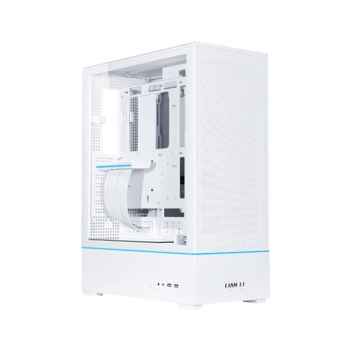 LIAN LI SUP01 – Boîtier compact vertical avec GPU en façade et riser PCIe 4.0