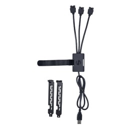 LIAN LI USB 2.0 1-to-3 Hub – Hub USB 2.0 1 vers 3 (port Type A mâle)