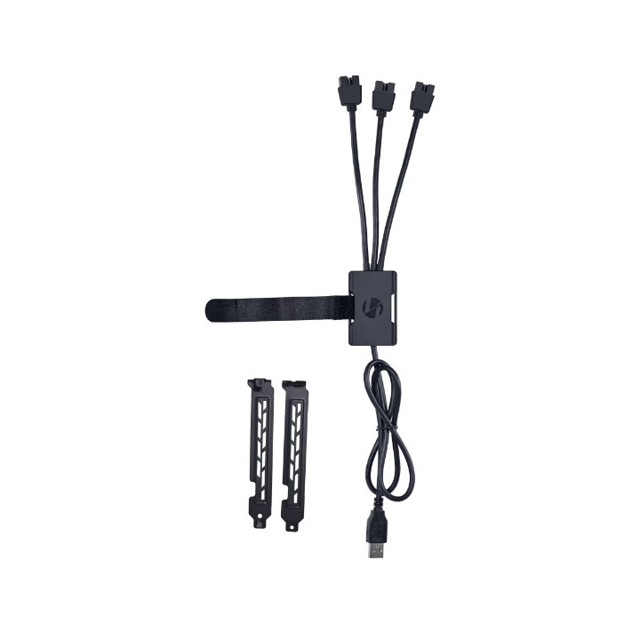 LIAN LI USB 2.0 1-to-3 Hub – Hub USB 2.0 1 vers 3 (port Type A mâle)