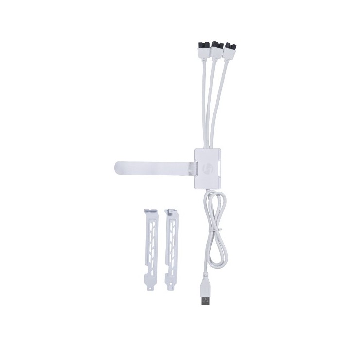 LIAN LI USB 2.0 1-to-3 Hub – Hub USB 2.0 1 vers 3 (port Type A mâle)