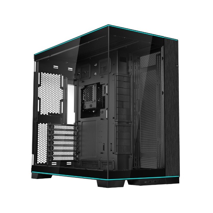 LIAN LI O11 Dynamic EVO RGB – Boîtier moyen tour en verre trempé, double bande ARGB