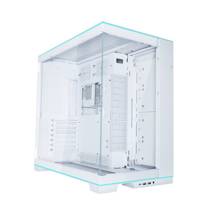 LIAN LI O11 Dynamic EVO RGB – Boîtier moyen tour en verre trempé, double bande ARGB