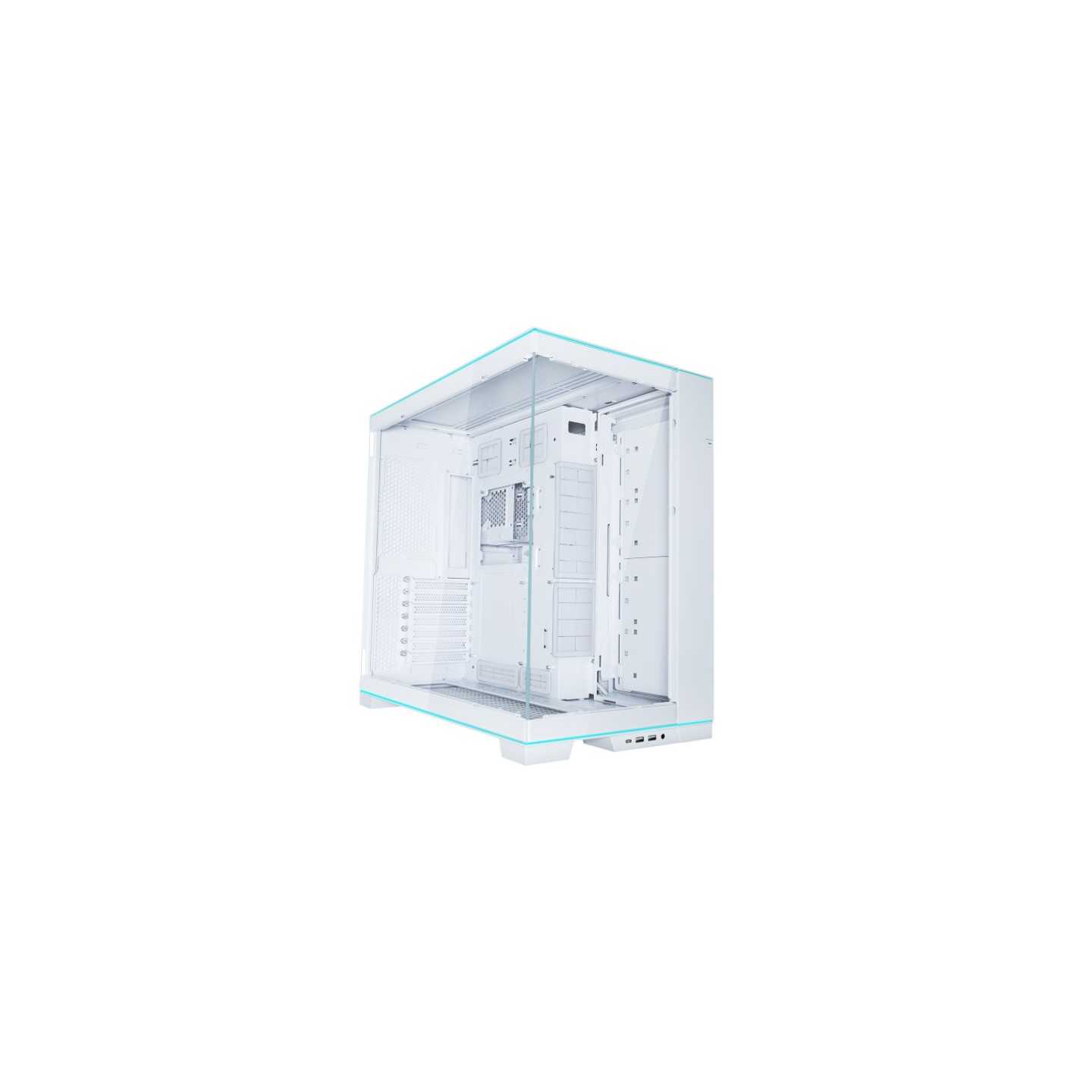 LIAN LI O11 Dynamic EVO RGB – Boîtier moyen tour en verre trempé, double bande ARGB