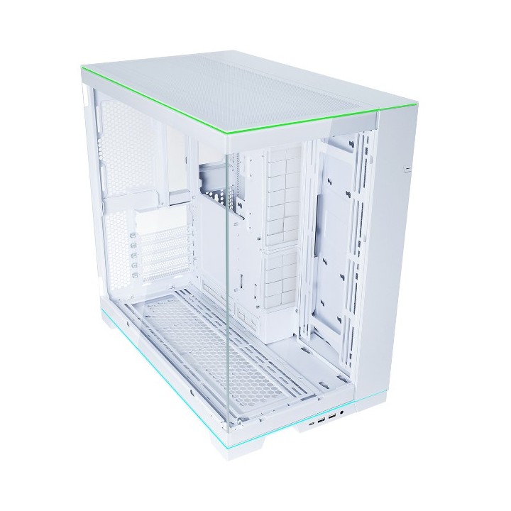 LIAN LI O11 Dynamic EVO RGB – Boîtier moyen tour en verre trempé, double bande ARGB