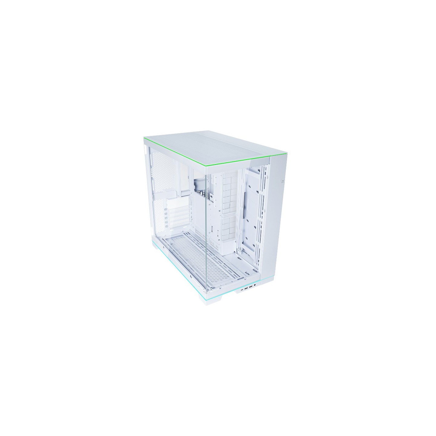 LIAN LI O11 Dynamic EVO RGB – Boîtier moyen tour en verre trempé, double bande ARGB