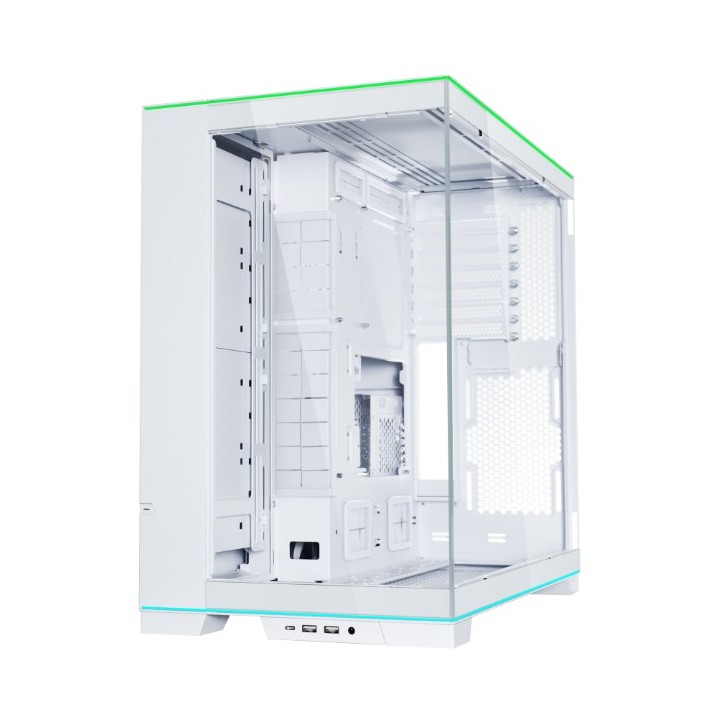 LIAN LI O11 Dynamic EVO RGB – Boîtier moyen tour en verre trempé, double bande ARGB