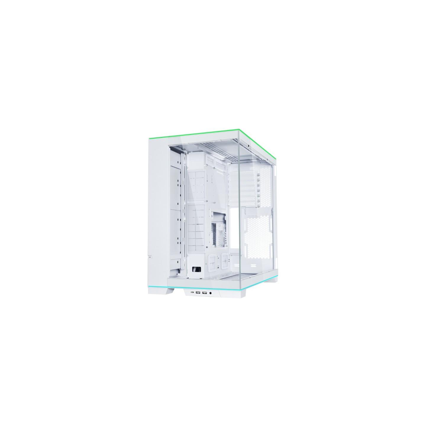 LIAN LI O11 Dynamic EVO RGB – Boîtier moyen tour en verre trempé, double bande ARGB