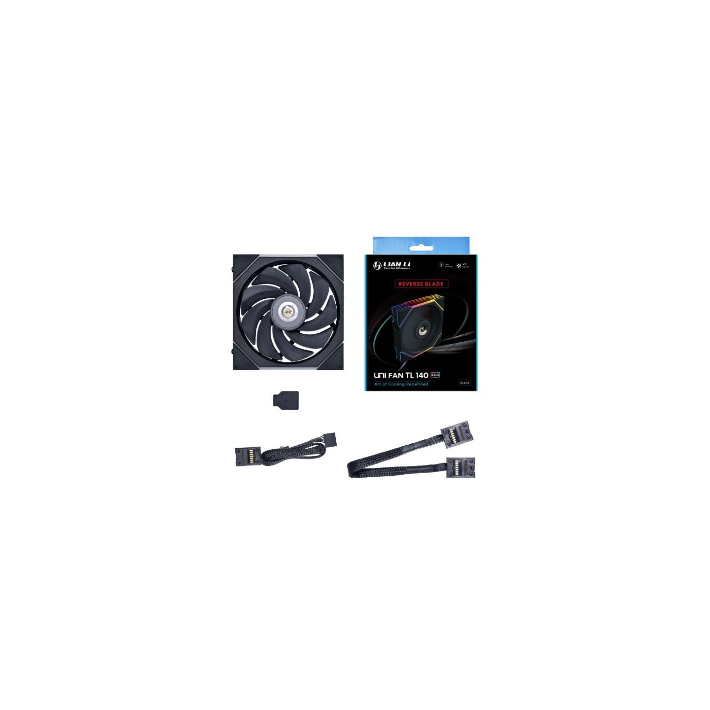 LIAN LI UNI FAN TL – Ventilateur ARGB 120/140 mm à pales LCP et miroir infini