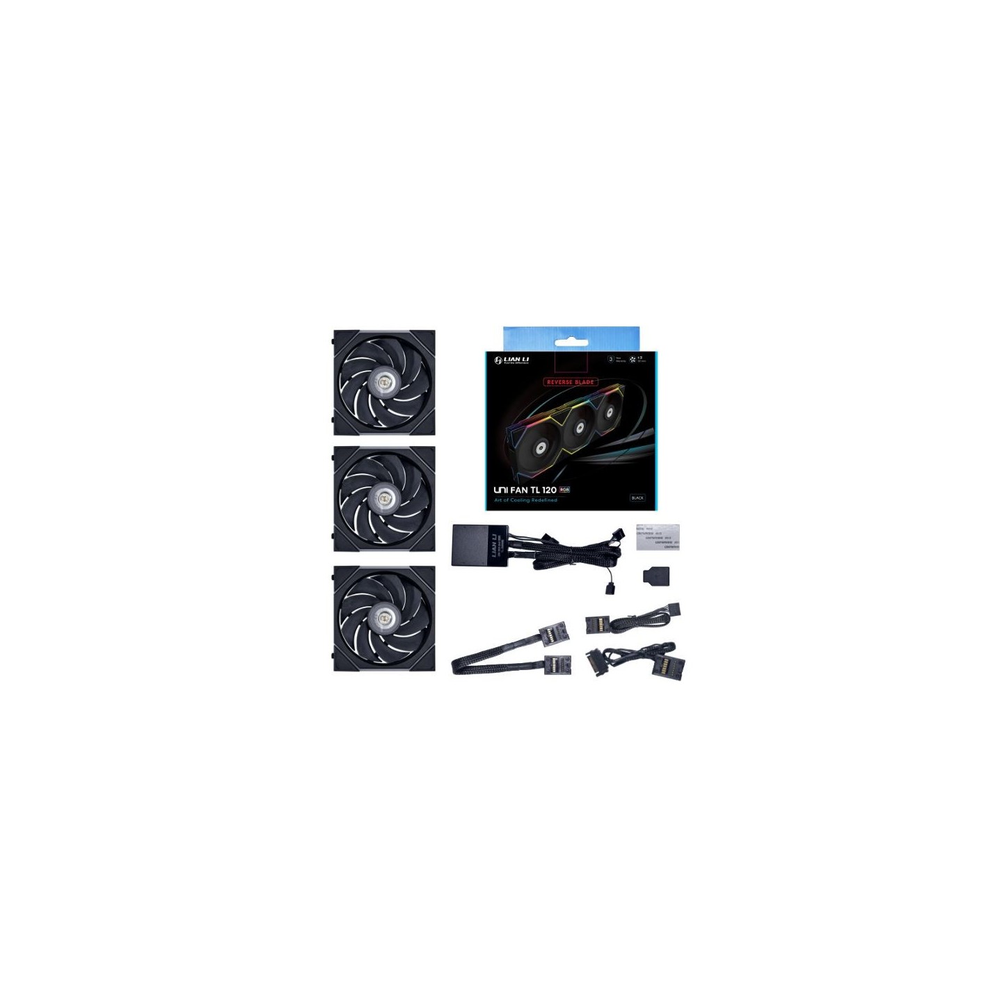 LIAN LI UNI FAN TL – Ventilateur ARGB 120/140 mm à pales LCP et miroir infini