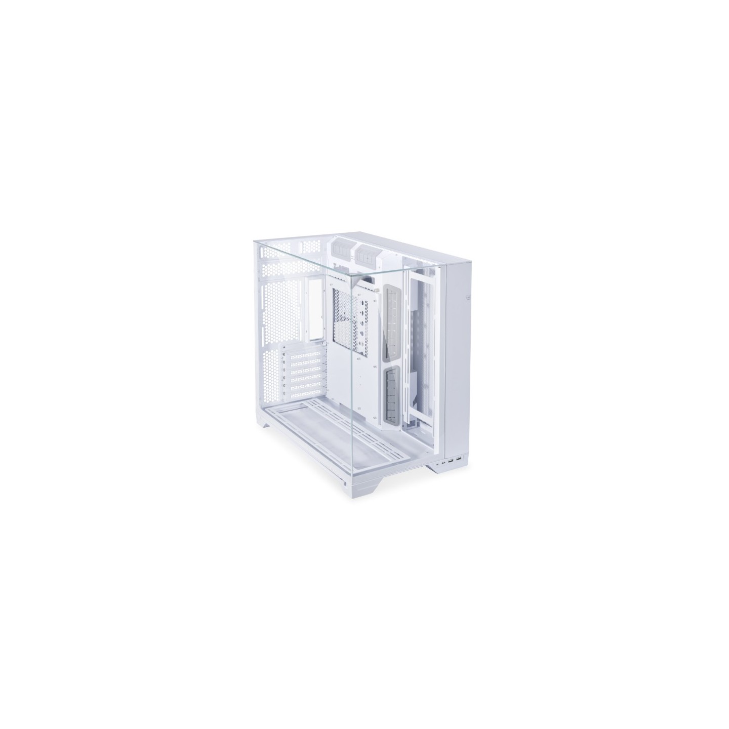 LIAN LI O11 Vision – Boîtier moyen tour en verre trempé sur trois côtés
