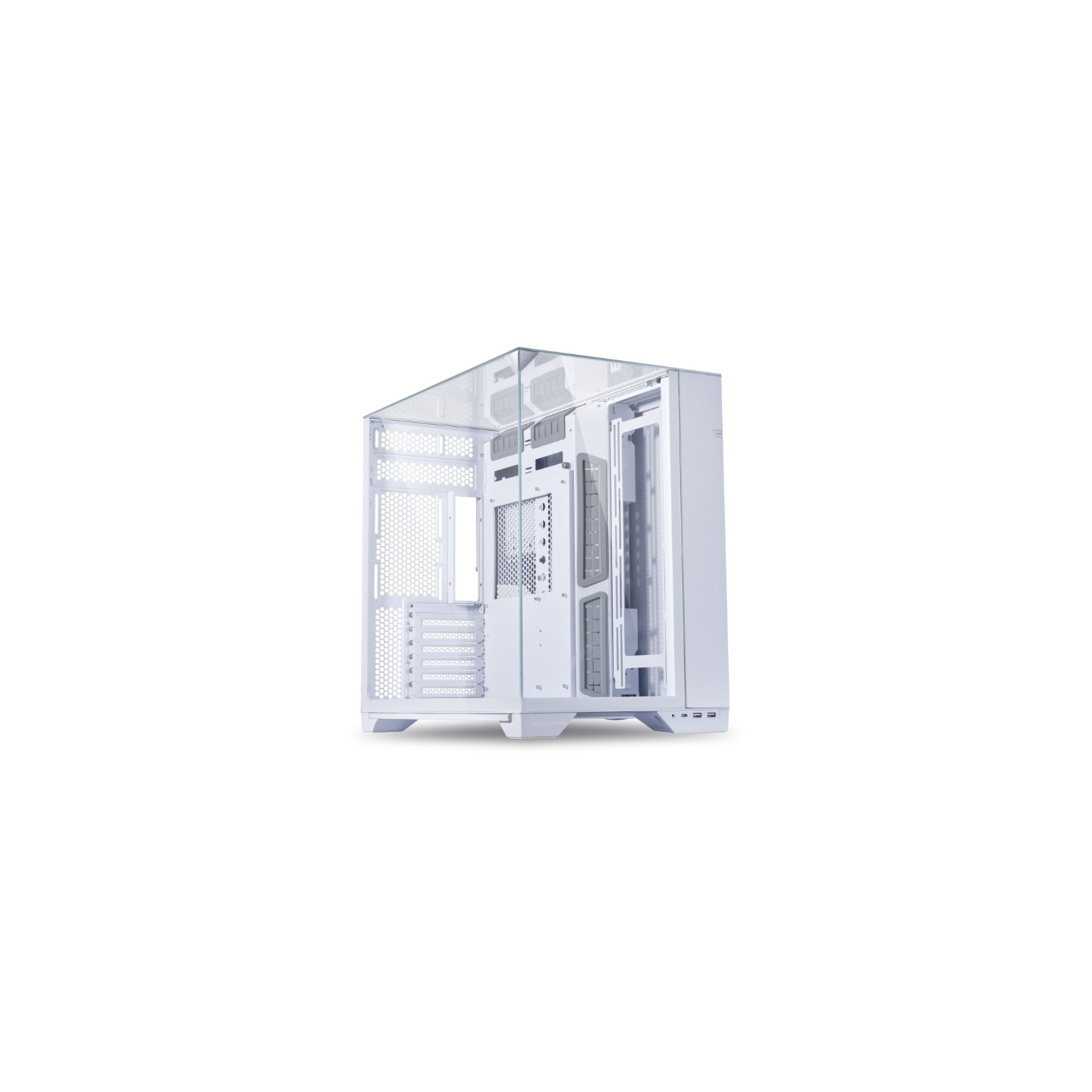 LIAN LI O11 Vision – Boîtier moyen tour en verre trempé sur trois côtés