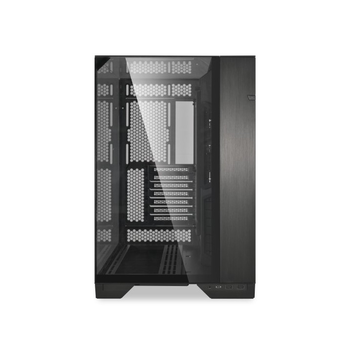 LIAN LI O11 Vision – Boîtier moyen tour en verre trempé sur trois côtés