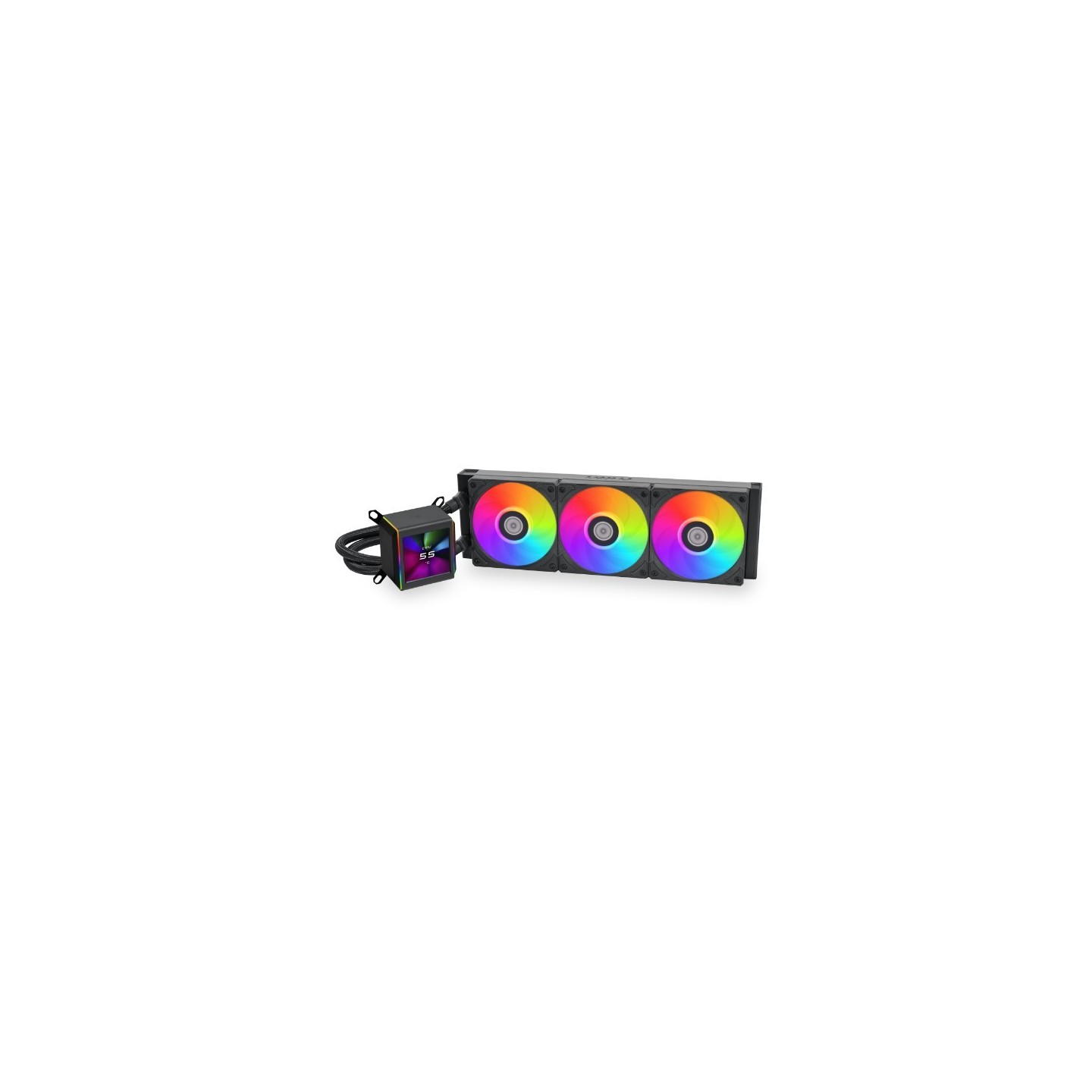 LIAN LI Galahad II LCD – Watercooling AIO 280/360 mm avec écran LCD