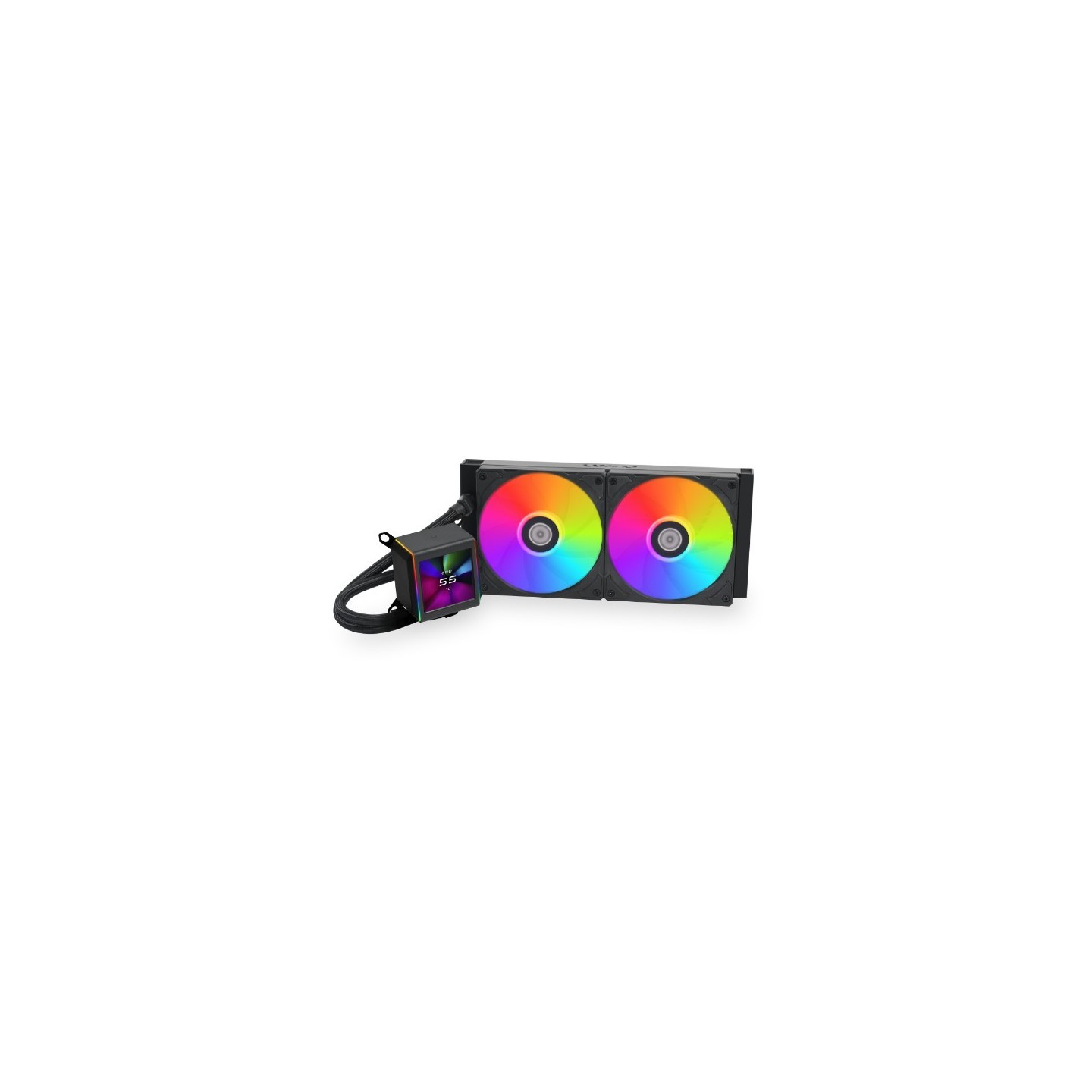 LIAN LI Galahad II LCD – Watercooling AIO 280/360 mm avec écran LCD