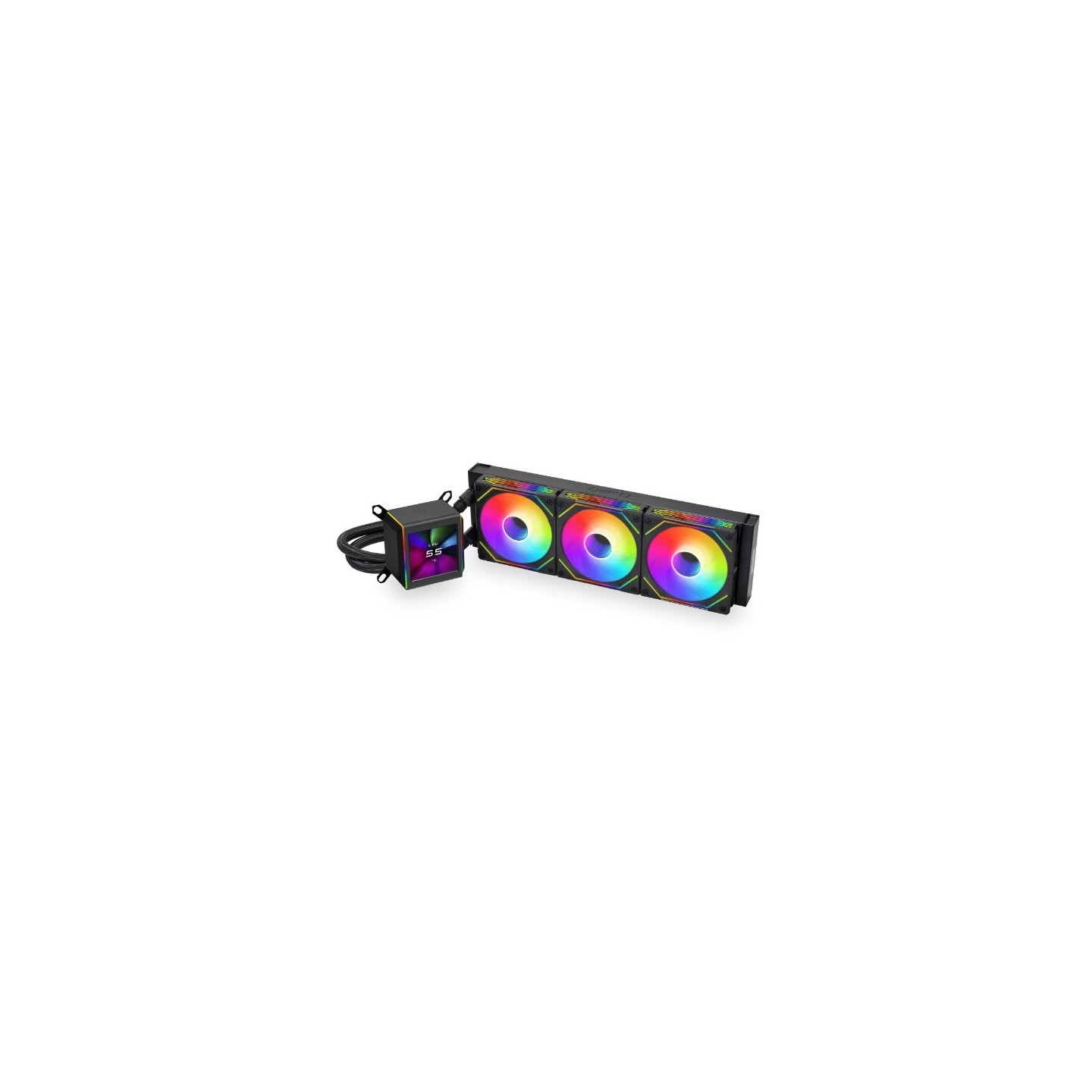 LIAN LI Galahad II LCD – Watercooling AIO 280/360 mm avec écran LCD