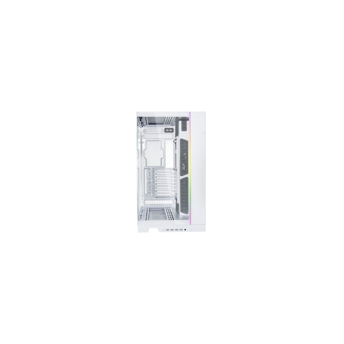 LIAN LI O11 Dynamic EVO XL – Boîtier grand tour réversible en verre trempé