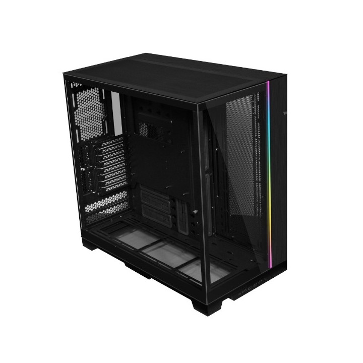 LIAN LI O11 Dynamic EVO XL – Boîtier grand tour réversible en verre trempé