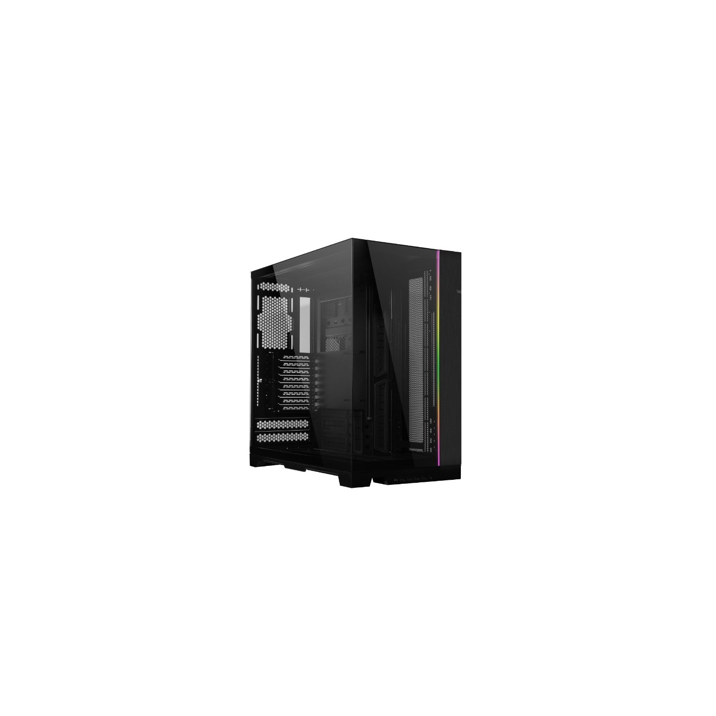 LIAN LI O11 Dynamic EVO XL – Boîtier grand tour réversible en verre trempé