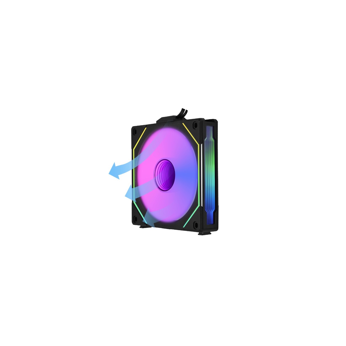 LIAN LI UNI FAN SL-INF Reverse Blade – Ventilateur ARGB 120 mm à miroir infini