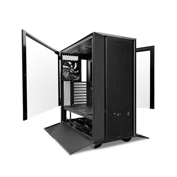 LIAN LI LANCOOL III – Boîtier moyen tour modulaire en verre trempé