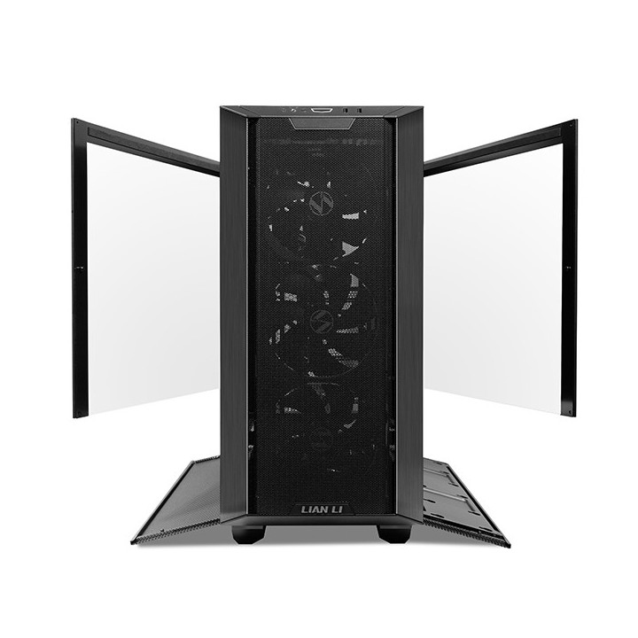 LIAN LI LANCOOL III – Boîtier moyen tour modulaire en verre trempé