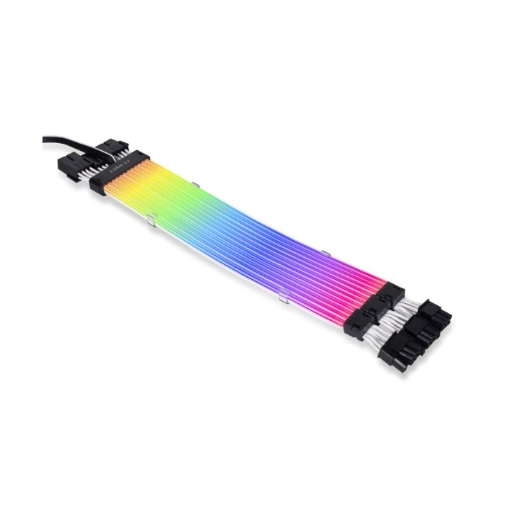 LIAN LI Strimer Plus V2 – Câbles d'extension ARGB pour carte mère et GPU