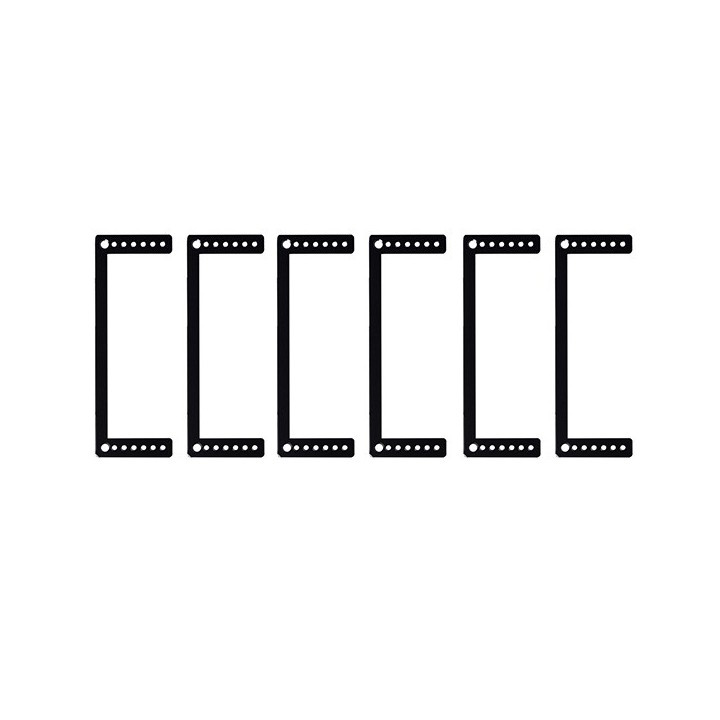 LIAN LI RB-001 – Kit de 6 supports de décalage pour radiateur