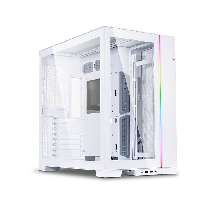 LIAN LI O11 Dynamic EVO – Boîtier moyen tour réversible en verre trempé