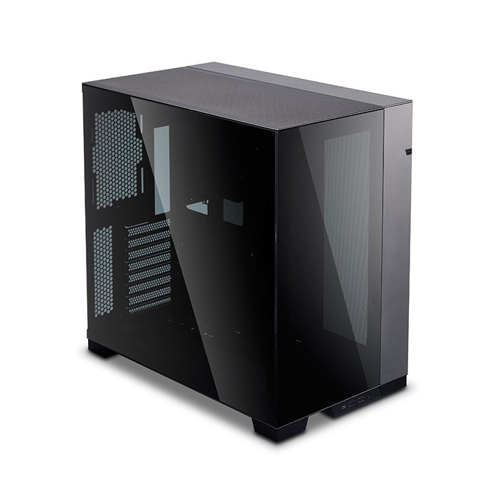 LIAN LI O11 Dynamic EVO – Boîtier moyen tour réversible en verre trempé