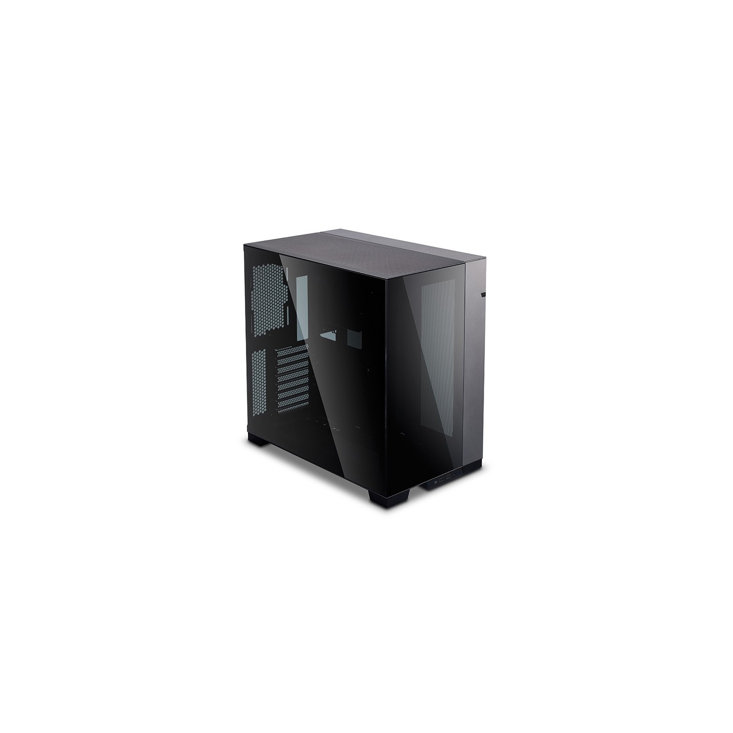 LIAN LI O11 Dynamic EVO – Boîtier moyen tour réversible en verre trempé