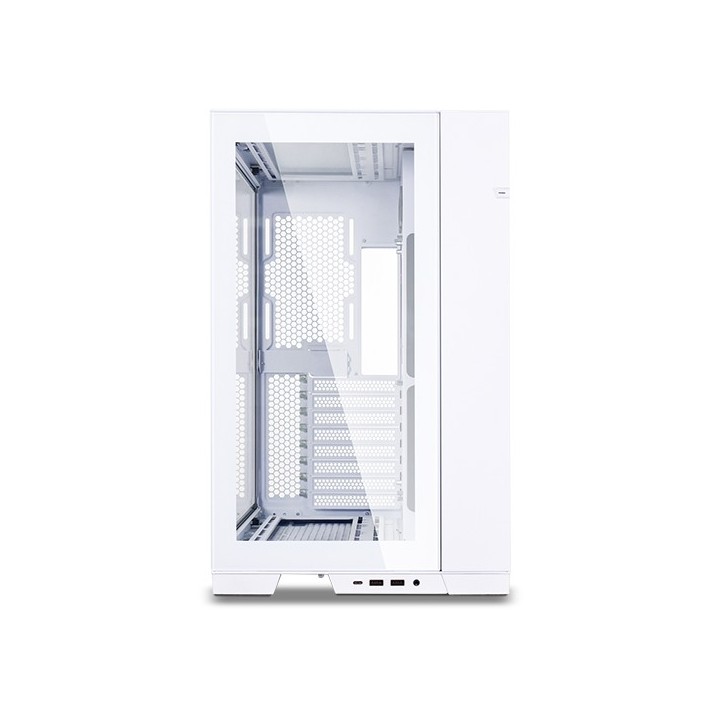 LIAN LI O11 Dynamic EVO – Boîtier moyen tour réversible en verre trempé