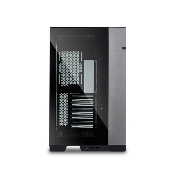 LIAN LI O11 Dynamic EVO – Boîtier moyen tour réversible en verre trempé