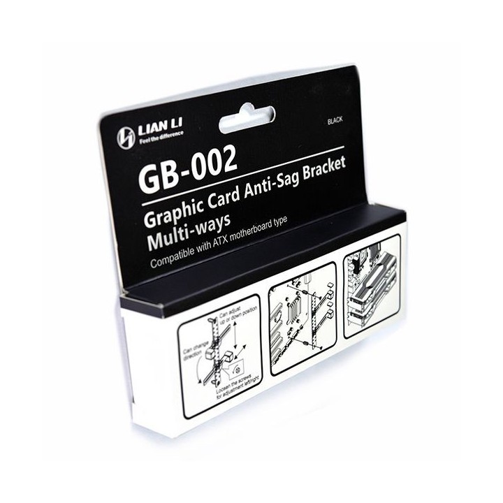 LIAN LI GB-002 – Support anti-affaissement multi-positions pour carte graphique