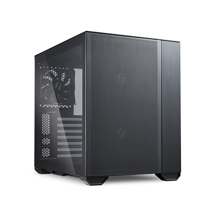 LIAN LI O11 Air Mini – Boîtier compact en verre trempé à fort débit d'air
