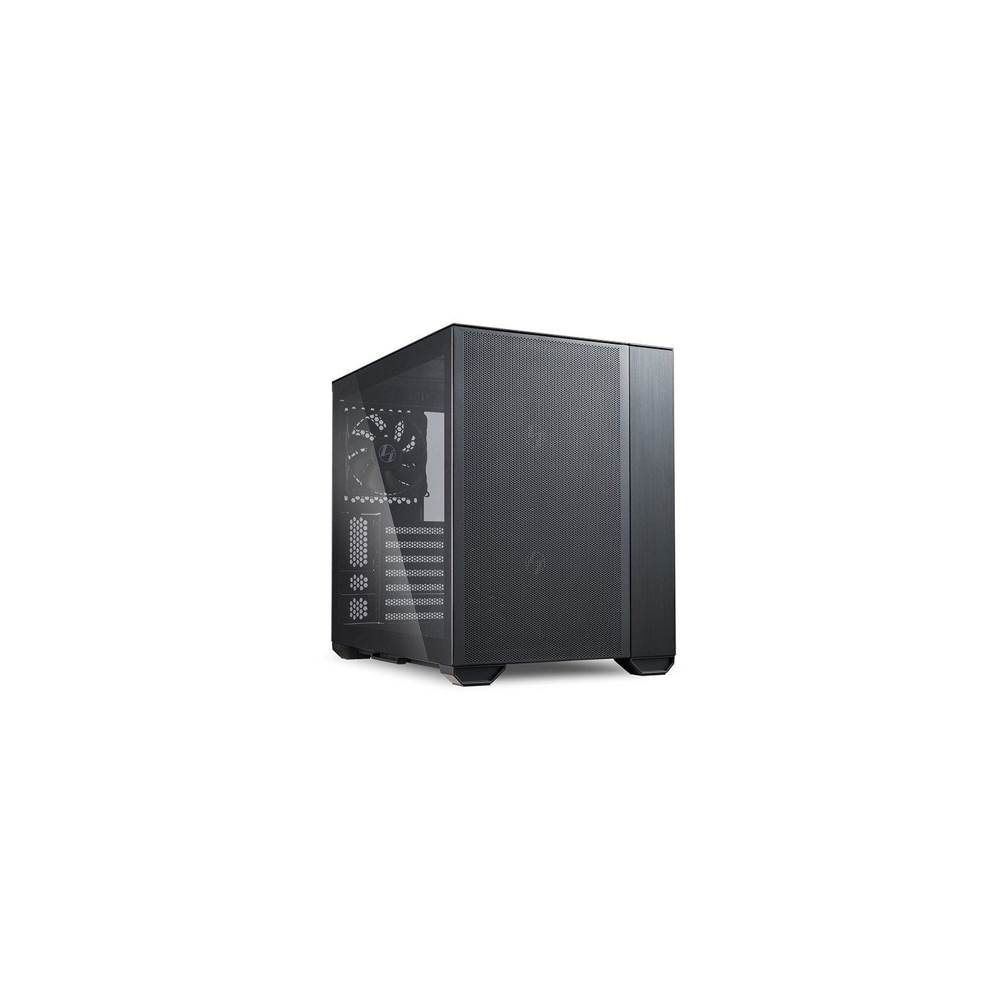 LIAN LI O11 Air Mini – Boîtier compact en verre trempé à fort débit d'air