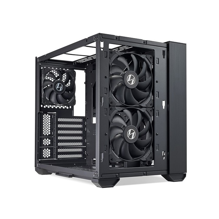 LIAN LI O11 Air Mini – Boîtier compact en verre trempé à fort débit d'air