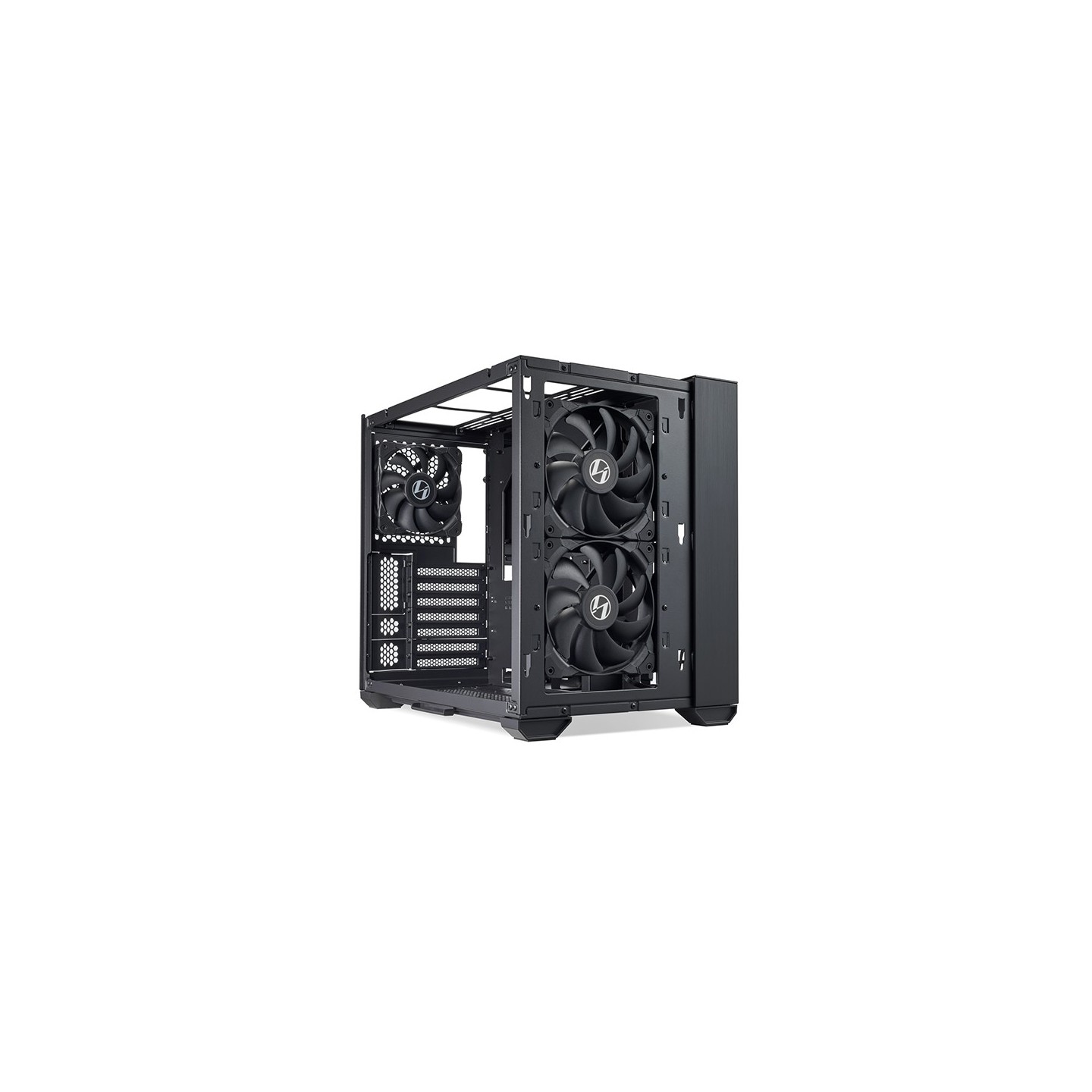 LIAN LI O11 Air Mini – Boîtier compact en verre trempé à fort débit d'air